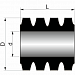 Втулка МУВП 16х39х28х42